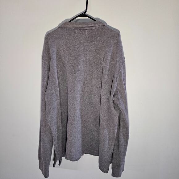 VTG 90s Y2K Polo Ralph Lauren Gray Quarter Zip Sweater Mens XL EXCELLENT CONDTN! - Picture 5 of 5